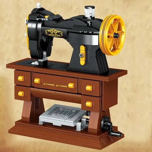 Retro Sewing Machine – 633 PCS DIY STEM Model for All Ages STEM building block toy by LOLIPOL