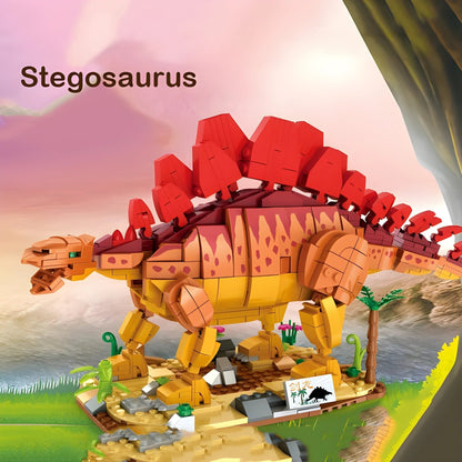 Stegosaurus Dino Building Set – 697 PCS STEM Toy for Kids 6+ - STEM Building Toy by LULEGO