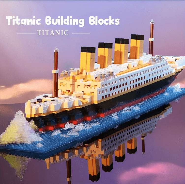 Titanic Ship – 1878 PCS Historical DIY Building Brick Set - STEM Building Toy by LULEGO