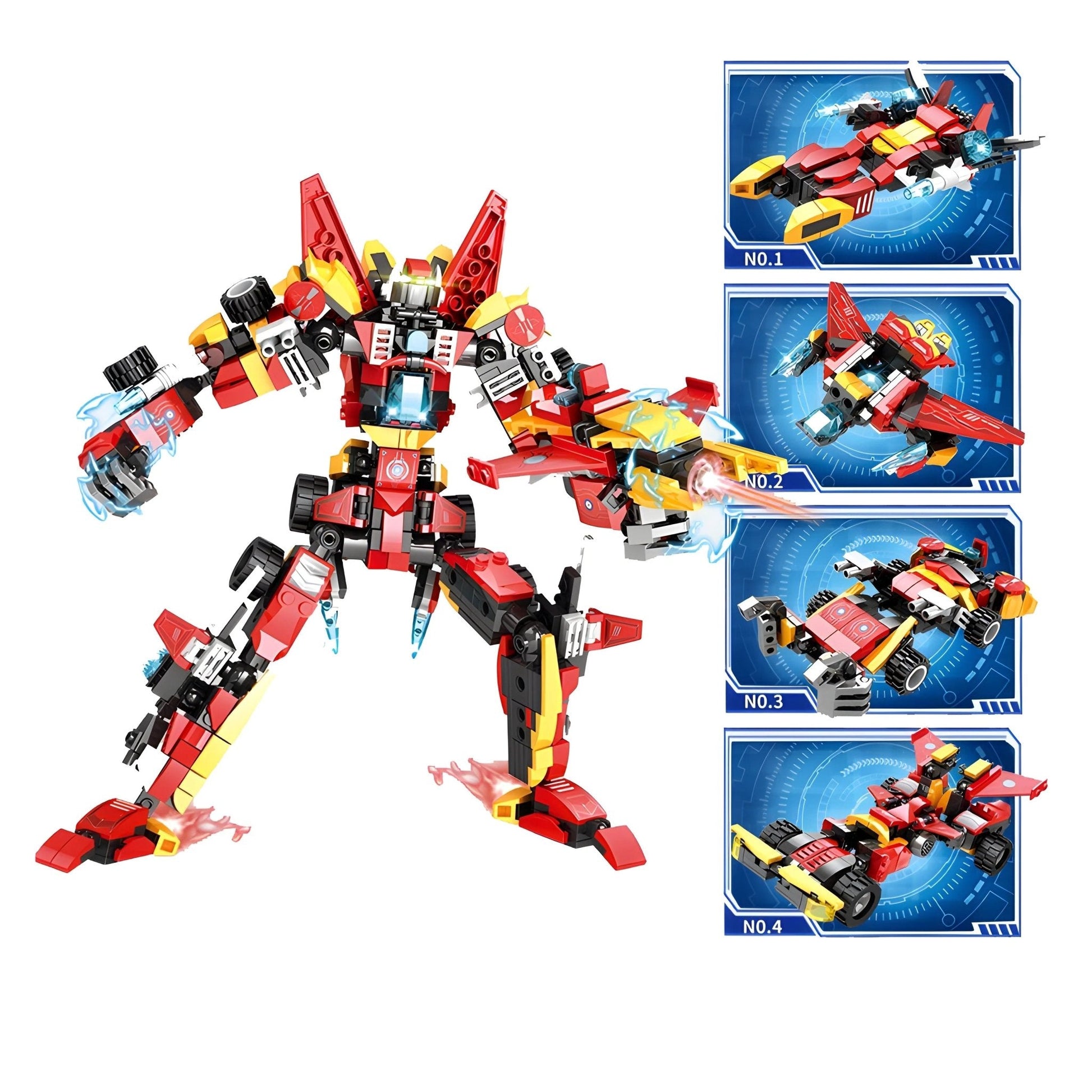 Transforming Robot – 657 PCS STEM Building Set for Kids - STEM Building Toy by LULEGO