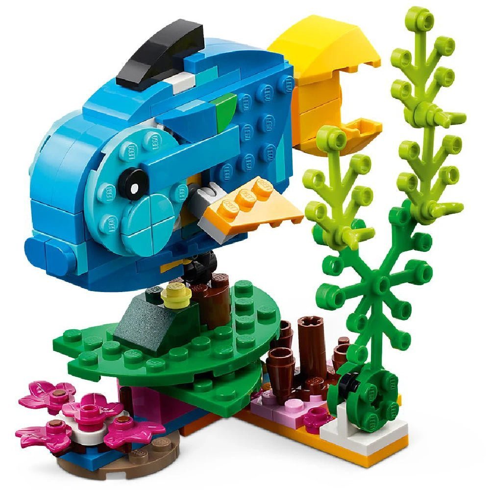 3 - in - 1 Exotic Parrot Toy – 253 PCS Transformable Brick Model STEM building block toy by LOLIPOL