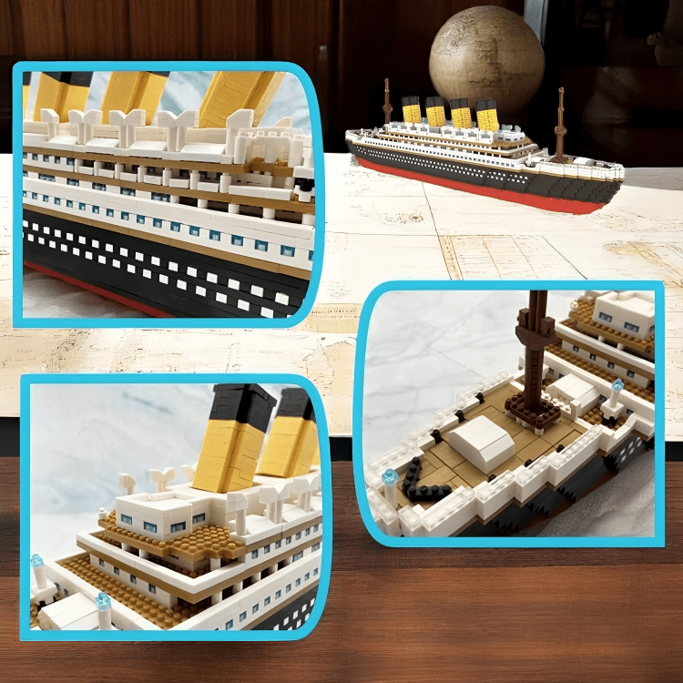 Titanic Cruise Ship – 3688 PCS Large DIY Brick Ocean Model - STEM Building Toy by LULEGO