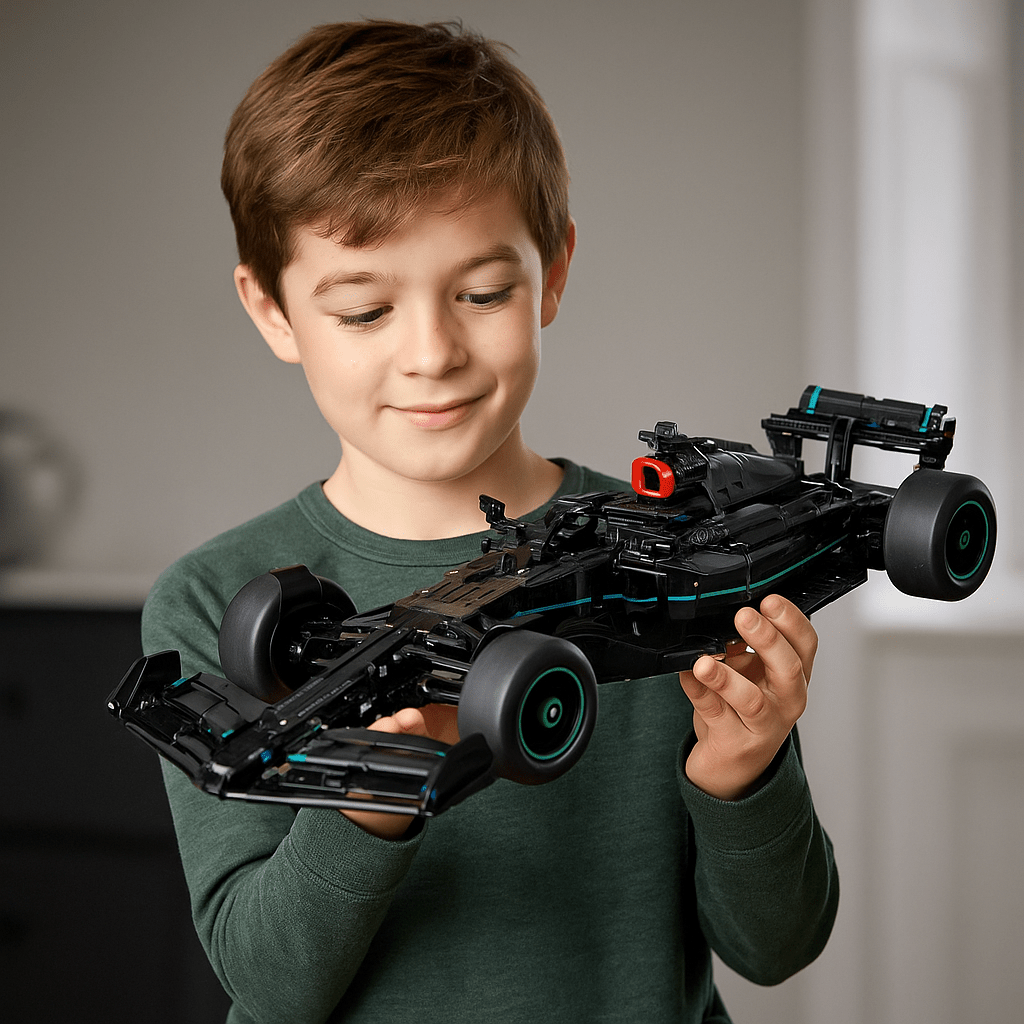 F1 W14 Racing Car Set – 1642 PCS 1:10 Scale STEM Kit for Teens - STEM Building Toy by LULEGO