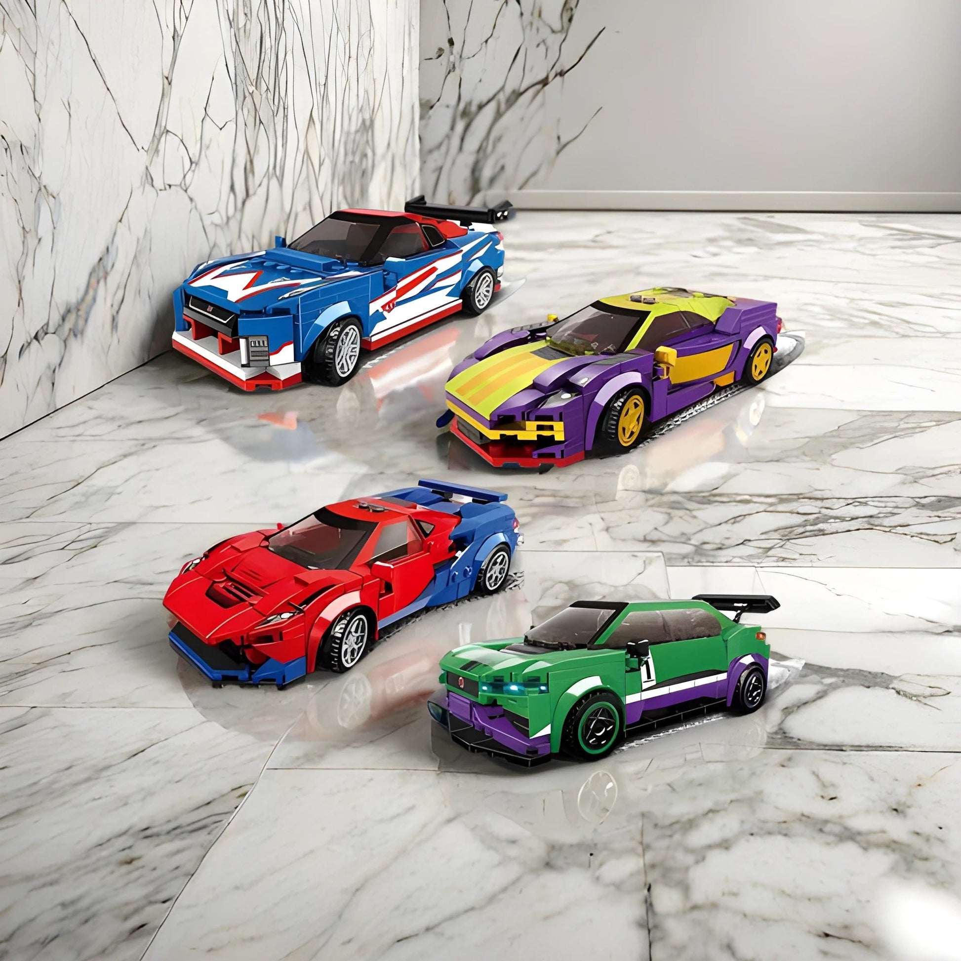 Sport Racing Car STEM Set – 245 PCS Speed Brick Toy for Kids - STEM Building Toy by LULEGO