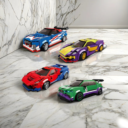 Sport Racing Car STEM Set – 245 PCS Speed Brick Toy for Kids - STEM Building Toy by LULEGO