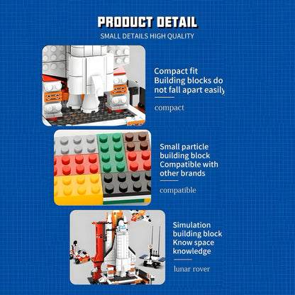 Aviation Space Shuttle – 703 PCS STEM Toy for Kids - STEM Building Toy by LULEGO