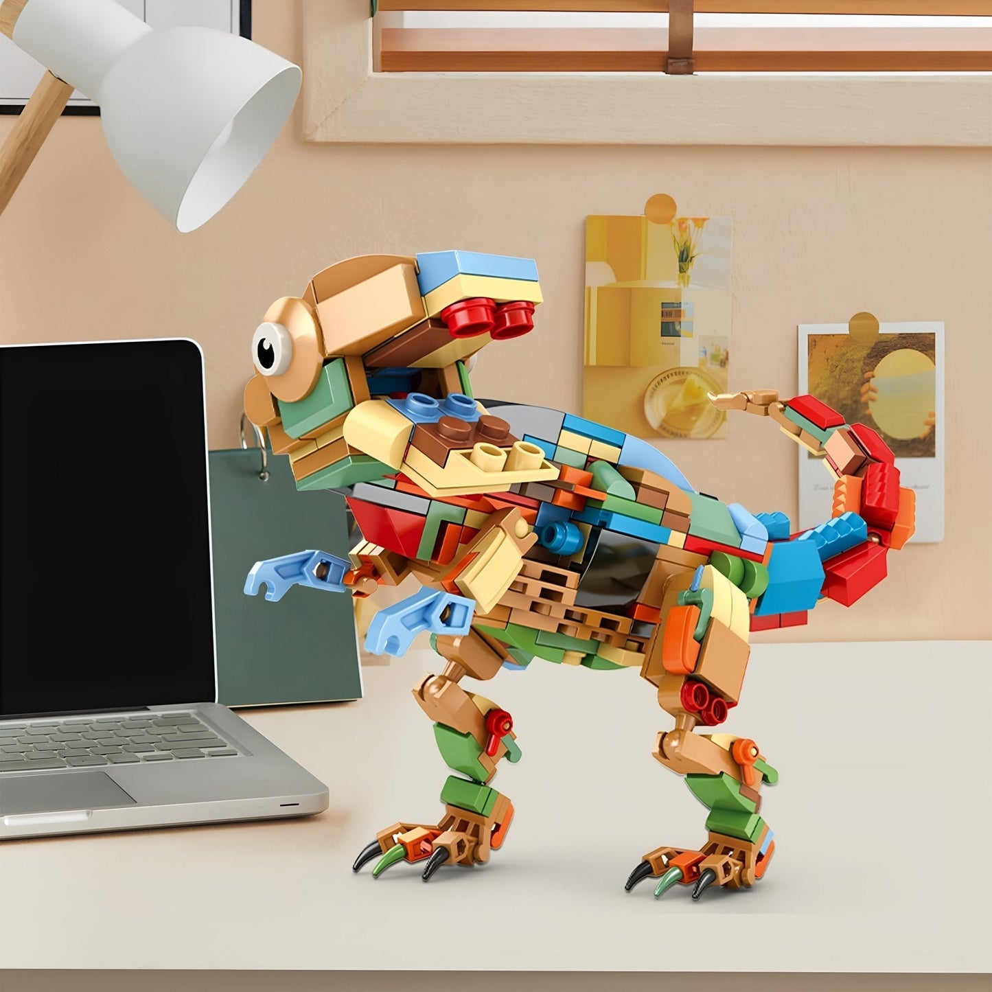8 - in - 1 Dinosaur Set – 604 PCS STEM Building Kit for Kids STEM building block toy by LOLIPOL