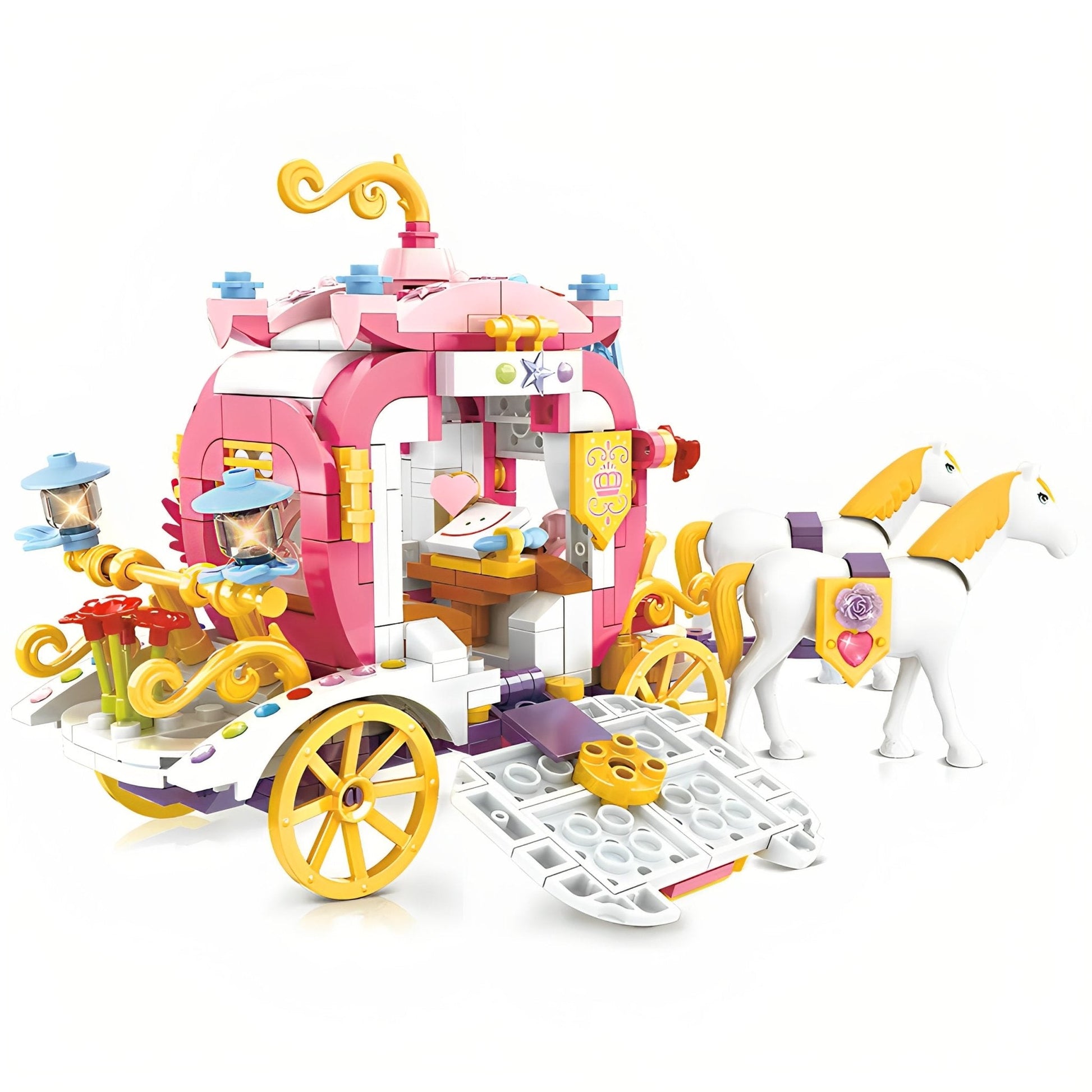 Princess Castle with Horse – 1460 PCS Girls’ Building Set - STEM Building Toy by LULEGO