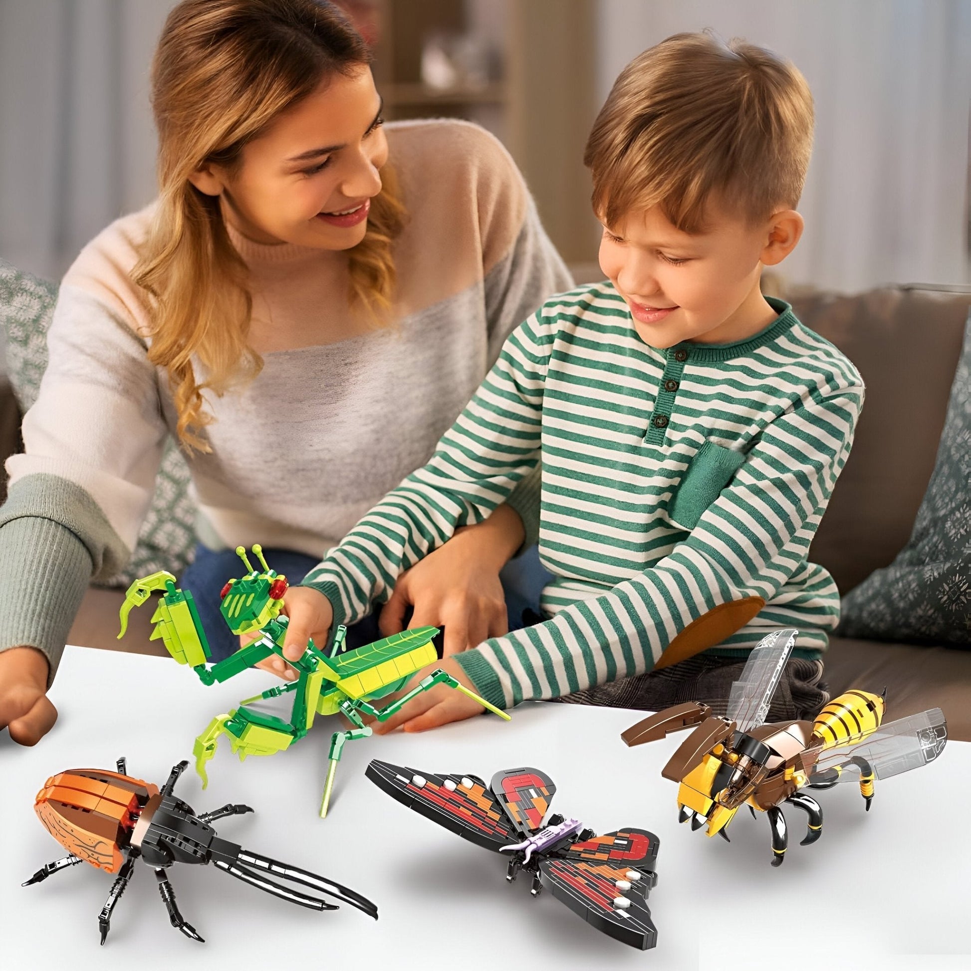 Insect STEM Building Set – 727 PCS Nature - Inspired Brick Kit - STEM Building Toy by LULEGO