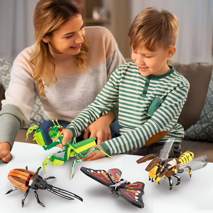 Insect STEM Building Set – 727 PCS Nature - Inspired Brick Kit - STEM Building Toy by LULEGO