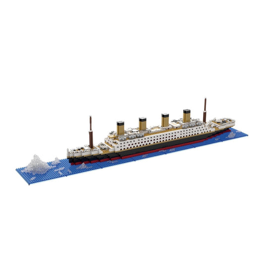 Titanic Ship – 1878 PCS Historical DIY Building Brick Set - STEM Building Toy by LULEGO