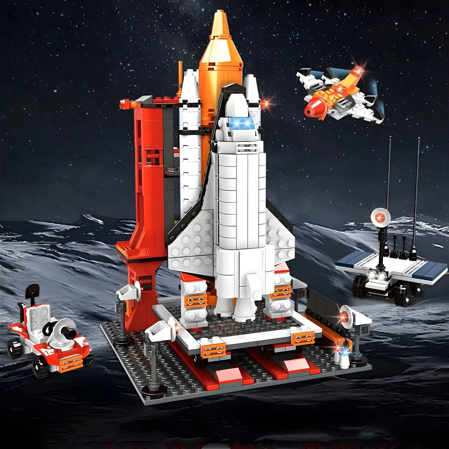 Aviation Space Shuttle – 703 PCS STEM Toy for Kids STEM building block toy by LOLIPOL