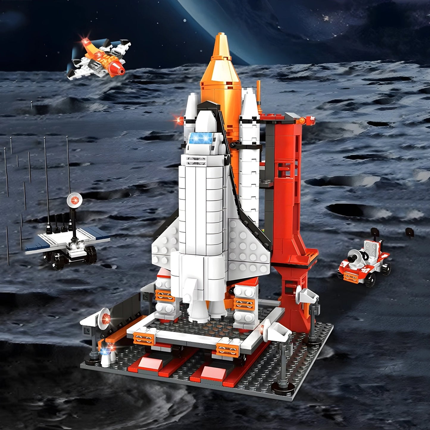 Aviation Space Shuttle – 703 PCS STEM Toy for Kids STEM building block toy by LOLIPOL