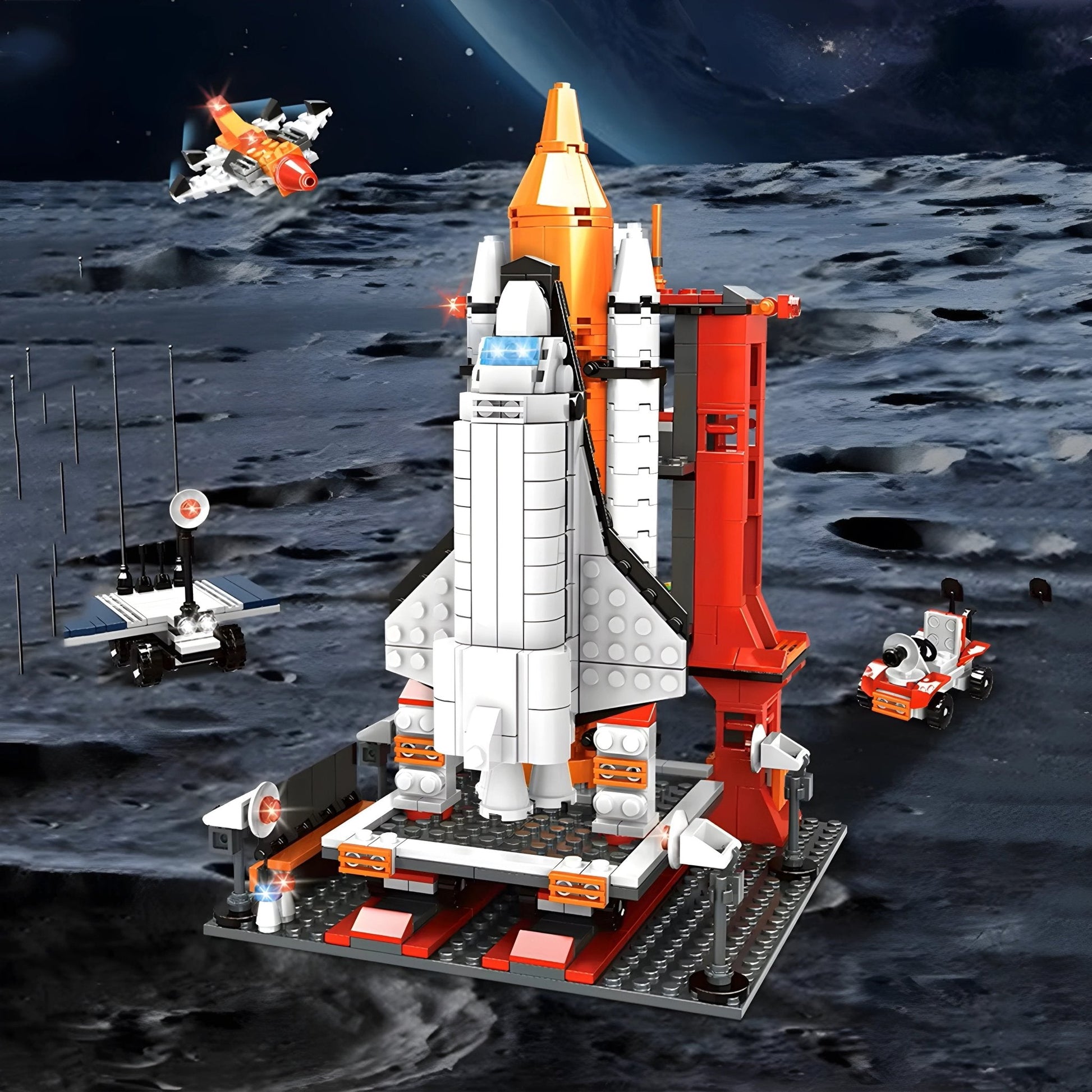 Aviation Space Shuttle – 703 PCS STEM Toy for Kids STEM building block toy by LOLIPOL