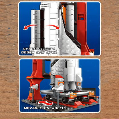 Aviation Space Shuttle – 703 PCS STEM Toy for Kids STEM building block toy by LOLIPOL