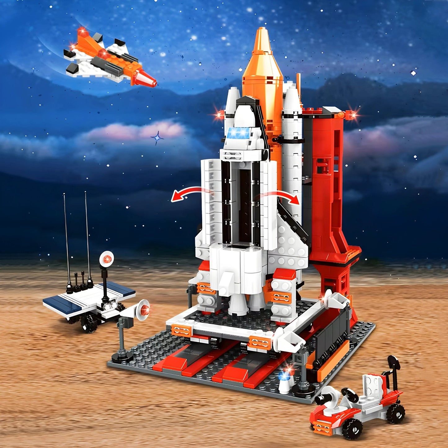 Aviation Space Shuttle – 703 PCS STEM Toy for Kids STEM building block toy by LOLIPOL