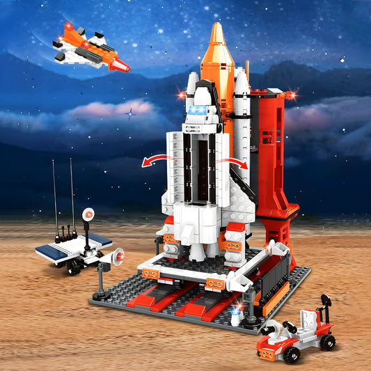 Aviation Space Shuttle – 703 PCS STEM Toy for Kids STEM building block toy by LOLIPOL