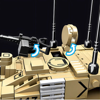 Battle Tank STEM Toy – 461 PCS Military Building Set for Kids STEM building block toy by LOLIPOL