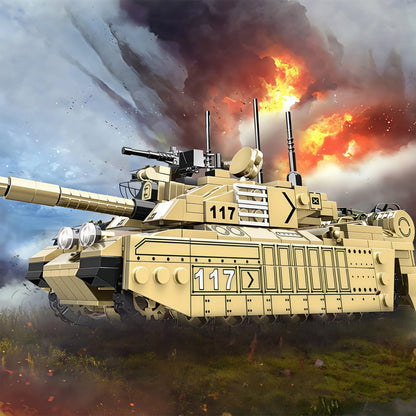 Battle Tank STEM Toy – 461 PCS Military Building Set for Kids STEM building block toy by LOLIPOL