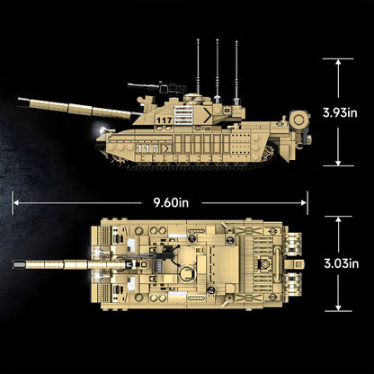 Battle Tank STEM Toy – 461 PCS Military Building Set for Kids STEM building block toy by LOLIPOL