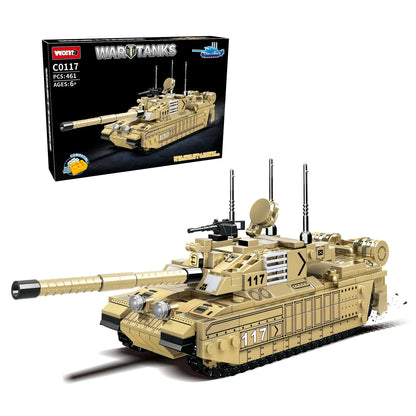 Battle Tank STEM Toy – 461 PCS Military Building Set for Kids STEM building block toy by LOLIPOL