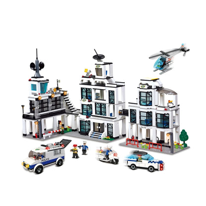 Brictek Police Academy Building Kit – 1291 PCS Action Toy for Kids 6+ STEM building block toy by LOLIPOL