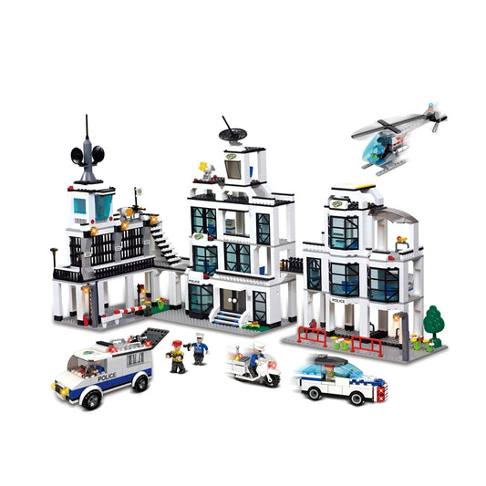Brictek Police Academy Building Kit – 1291 PCS Action Toy for Kids 6+ STEM building block toy by LOLIPOL