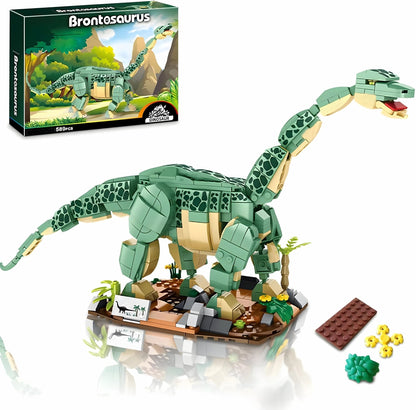 Dino Brontosaurus – 589 PCS Dinosaur Building Set for Kids STEM building block toy by LOLIPOL