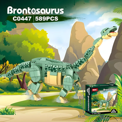 Dino Brontosaurus – 589 PCS Dinosaur Building Set for Kids STEM building block toy by LOLIPOL