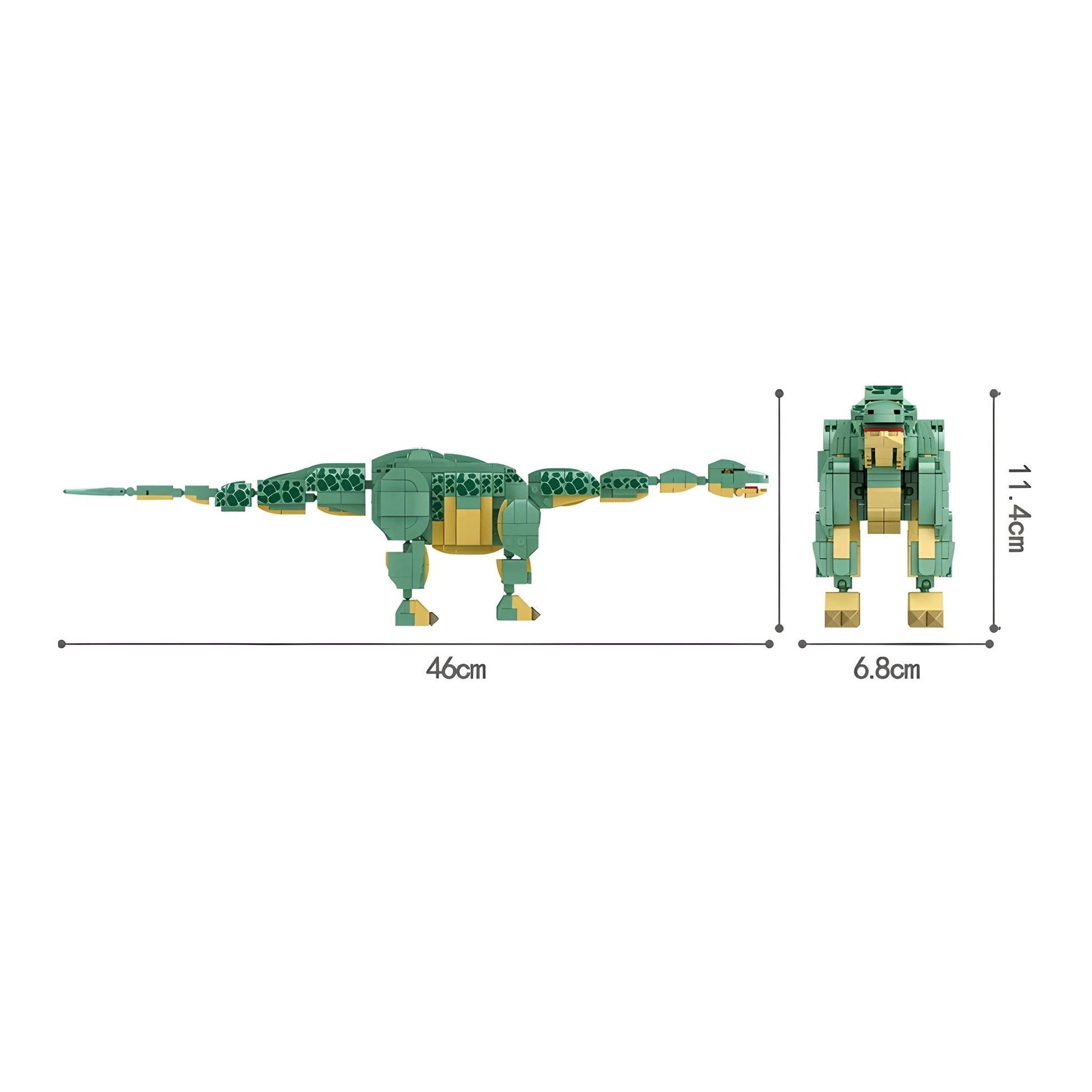 Dino Brontosaurus – 589 PCS Dinosaur Building Set for Kids STEM building block toy by LOLIPOL