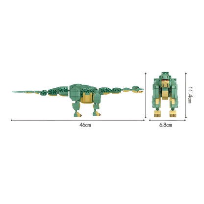 Dino Brontosaurus – 589 PCS Dinosaur Building Set for Kids STEM building block toy by LOLIPOL