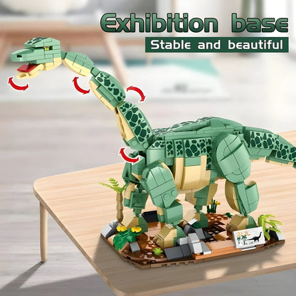 Dino Brontosaurus – 589 PCS Dinosaur Building Set for Kids STEM building block toy by LOLIPOL