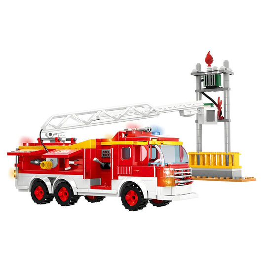 Fire Truck Projector Building Set – 433 PCS STEM Toy 6+ STEM building block toy by LOLIPOL