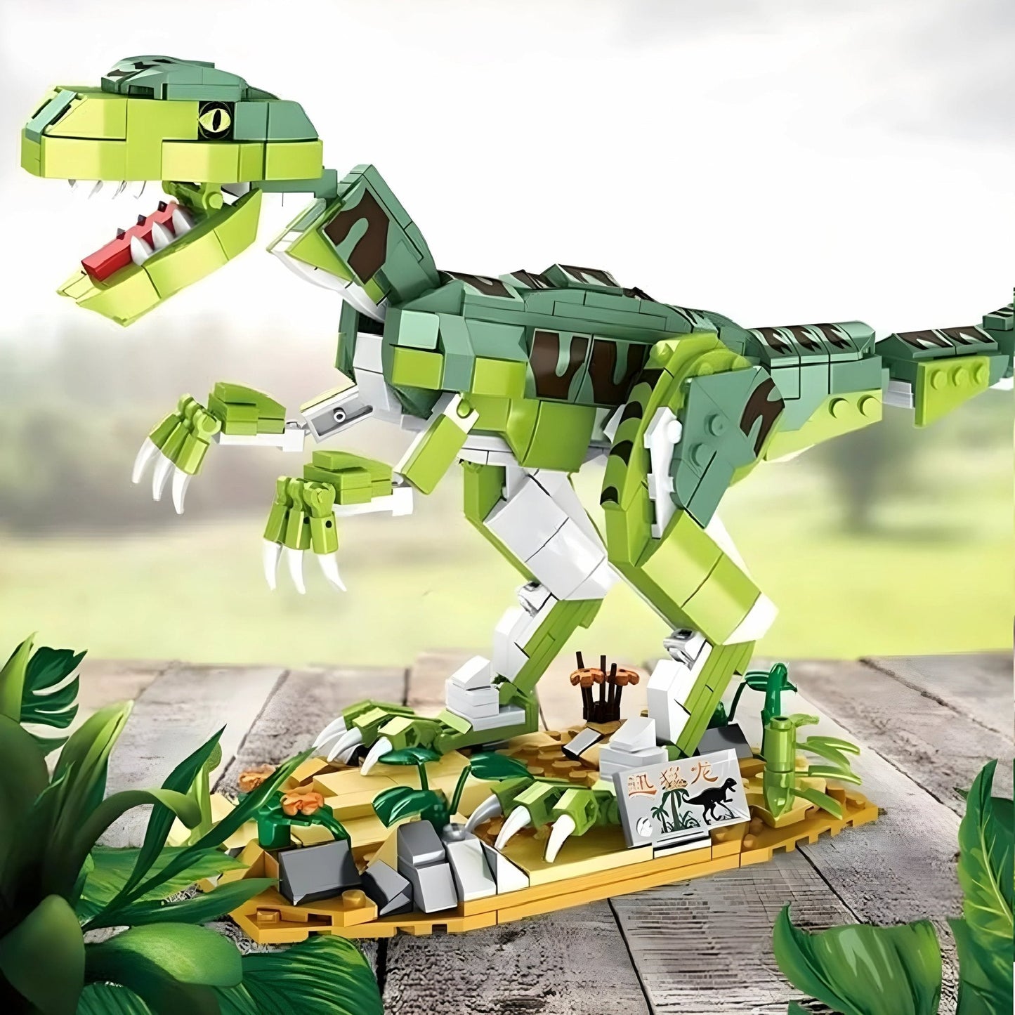 Jurassic Velociraptor Dinosaur Set – 535 PCS STEM Toy STEM building block toy by LOLIPOL