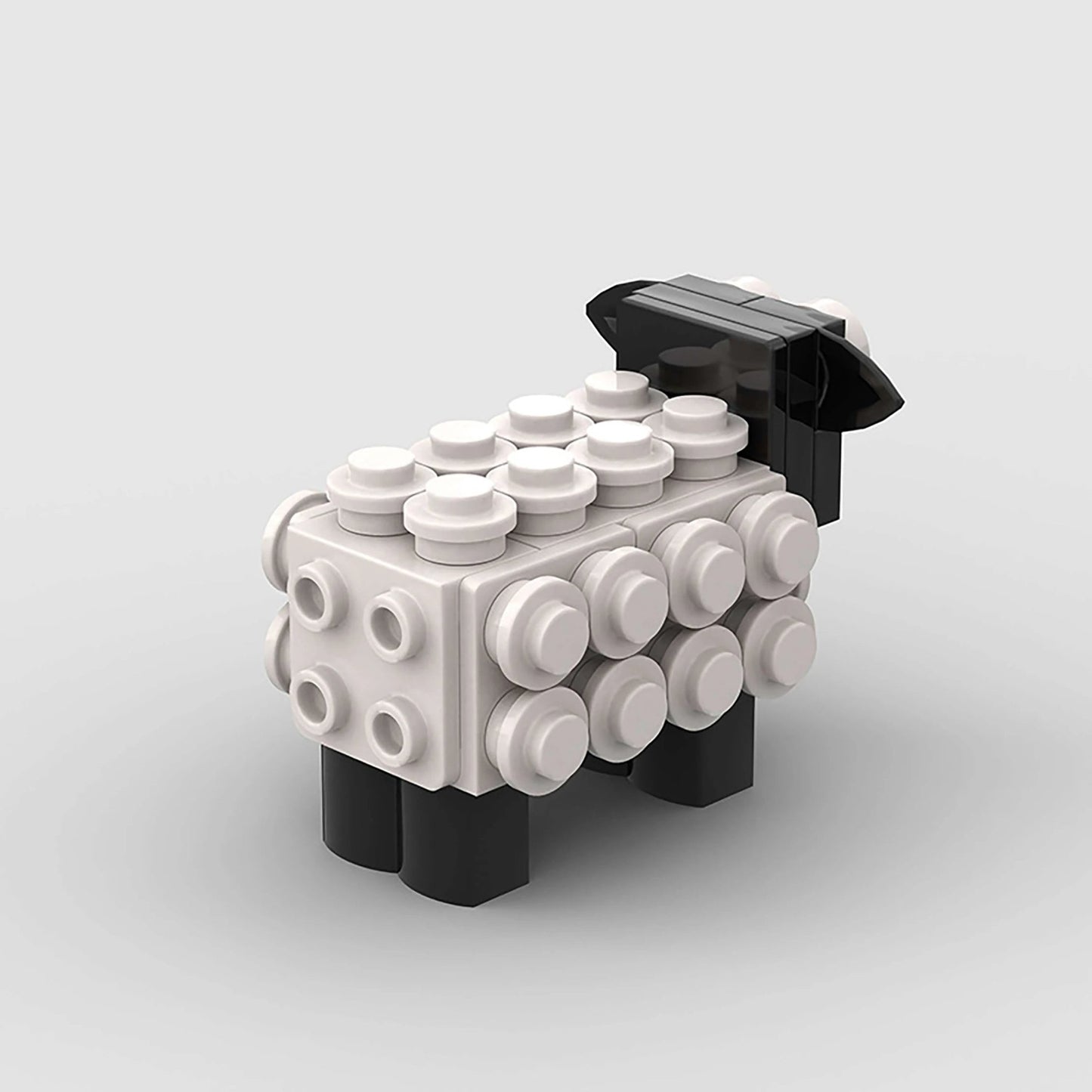 Mini Sheep Cartoon Toy – 52 PCS Animal Brick Set for Kids 6+ STEM building block toy by LOLIPOL