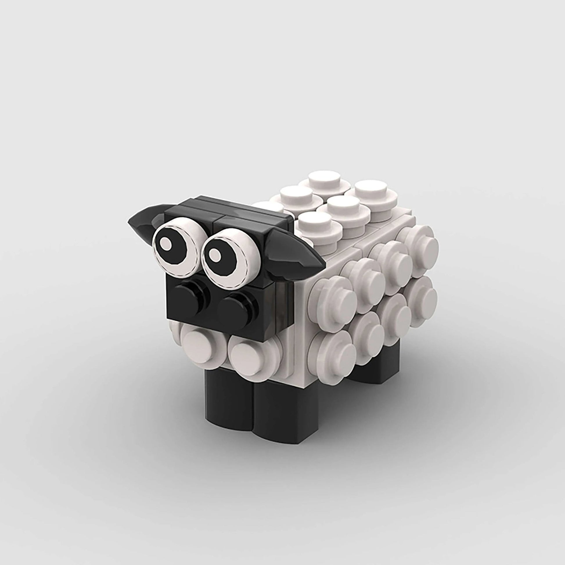 Mini Sheep Cartoon Toy – 52 PCS Animal Brick Set for Kids 6+ STEM building block toy by LOLIPOL