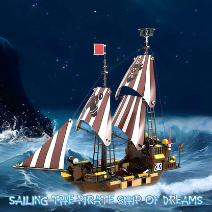 Pirate Ship Set – 509 PCS Creative STEM Adventure Toy for Kids STEM building block toy by LOLIPOL