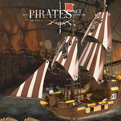 Pirate Ship Set – 509 PCS Creative STEM Adventure Toy for Kids STEM building block toy by LOLIPOL