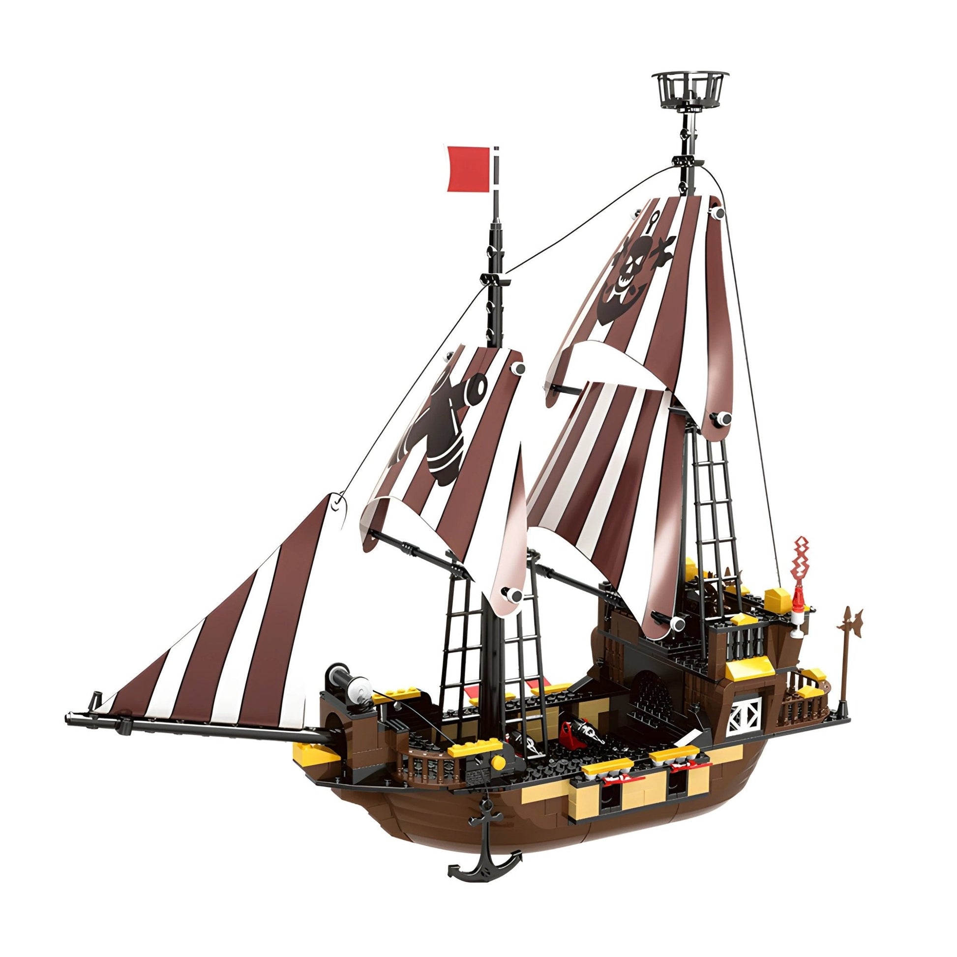 Pirate Ship Set – 509 PCS Creative STEM Adventure Toy for Kids STEM building block toy by LOLIPOL