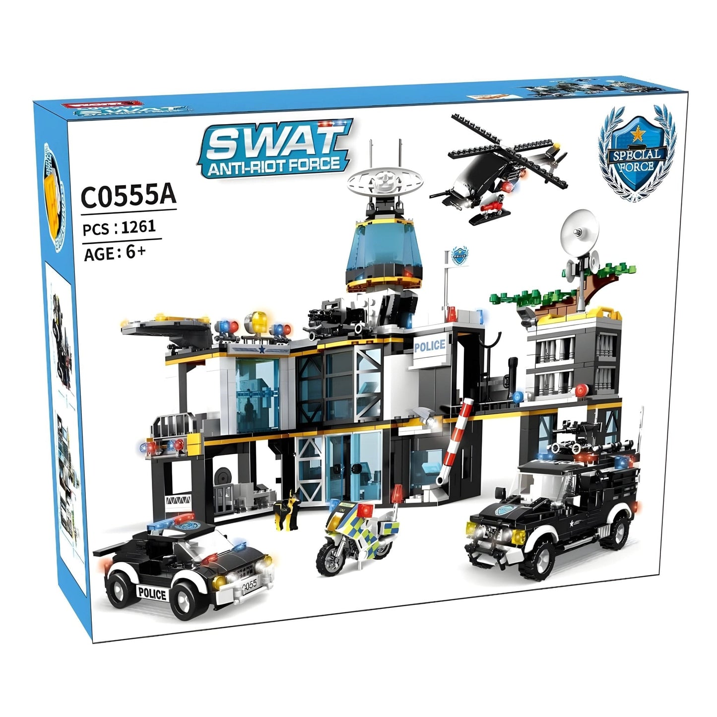 Police Station Building Set – 1261 PCS Ultimate City STEM Kit STEM building block toy by LOLIPOL