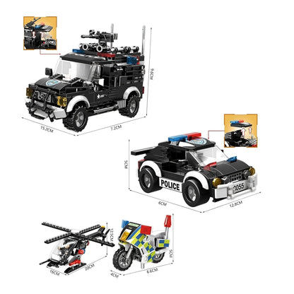 Police Station Building Set – 1261 PCS Ultimate City STEM Kit STEM building block toy by LOLIPOL