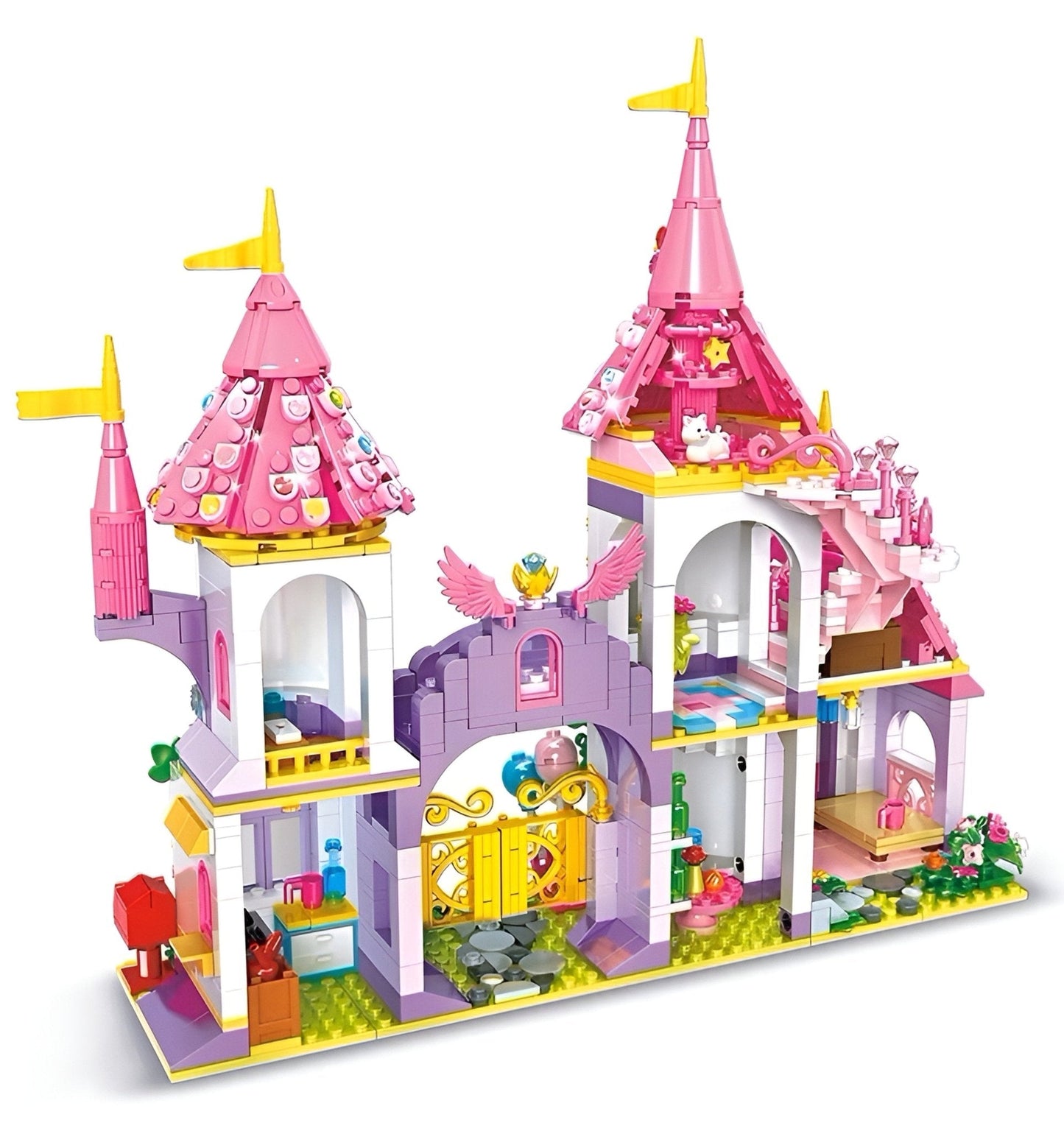 Princess Castle with Horse – 1460 PCS Girls’ Building Set STEM building block toy by LOLIPOL