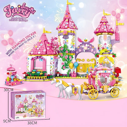 Princess Castle with Horse – 1460 PCS Girls’ Building Set STEM building block toy by LOLIPOL