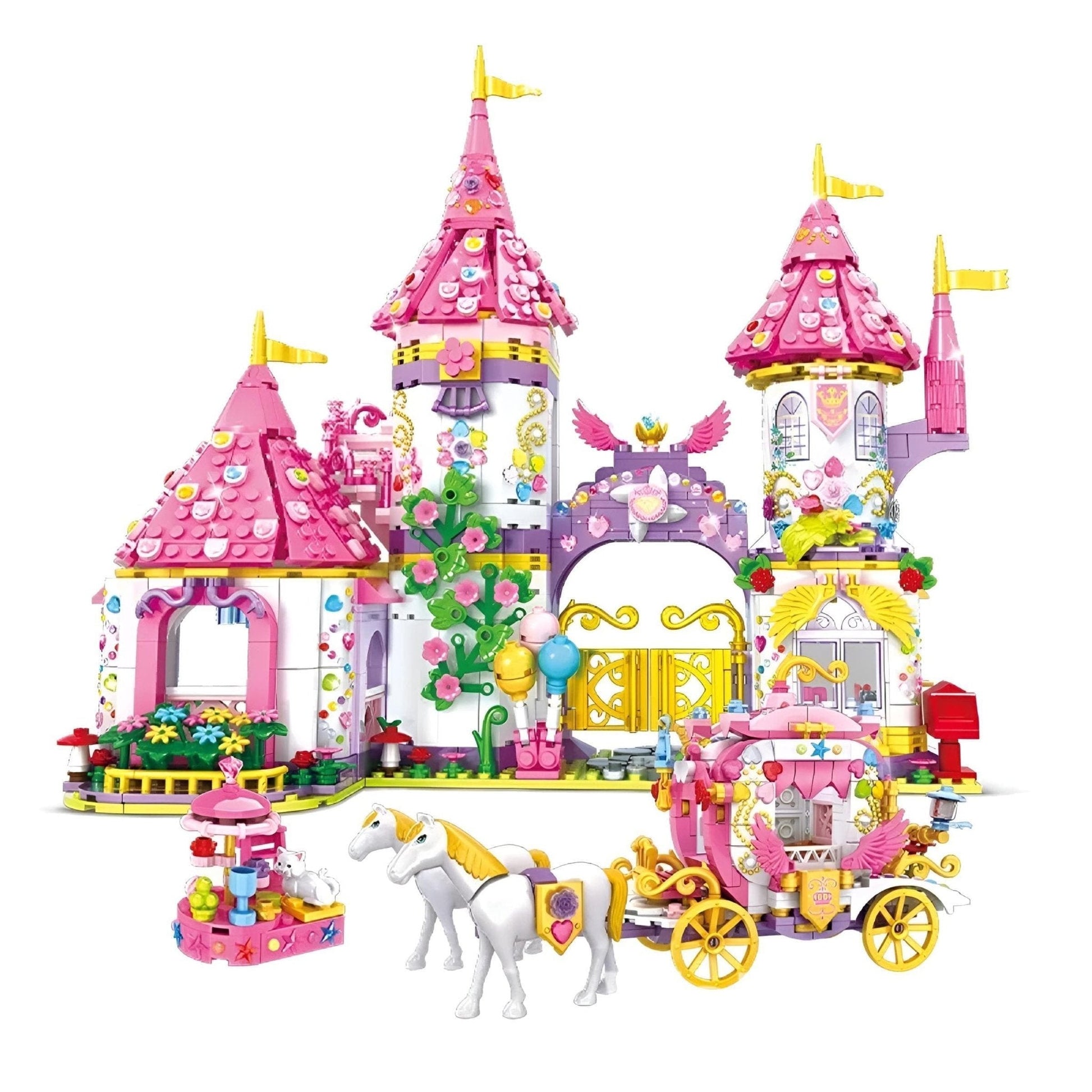Princess Castle with Horse – 1460 PCS Girls’ Building Set STEM building block toy by LOLIPOL