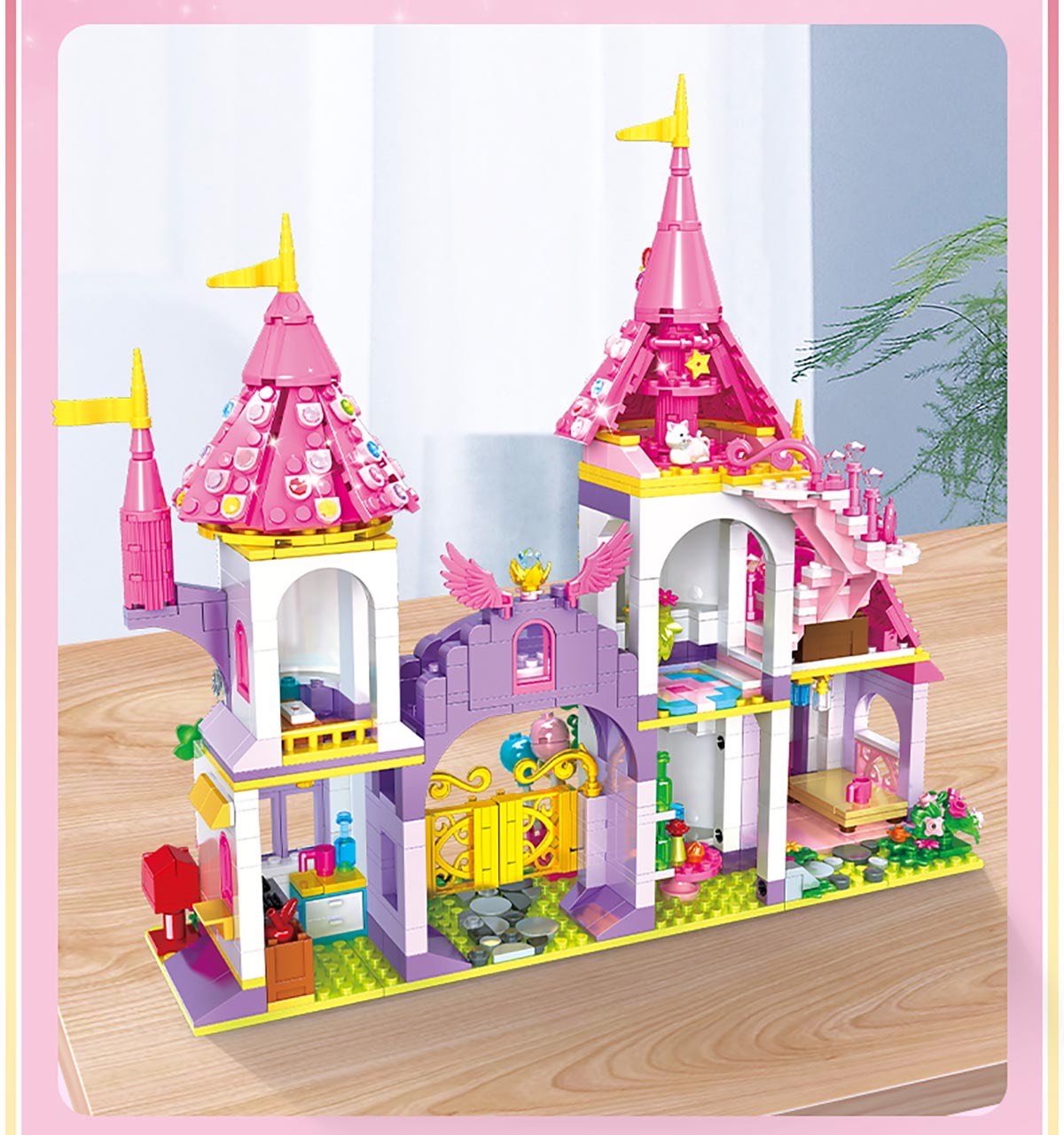Princess Castle with Horse – 1460 PCS Girls’ Building Set STEM building block toy by LOLIPOL