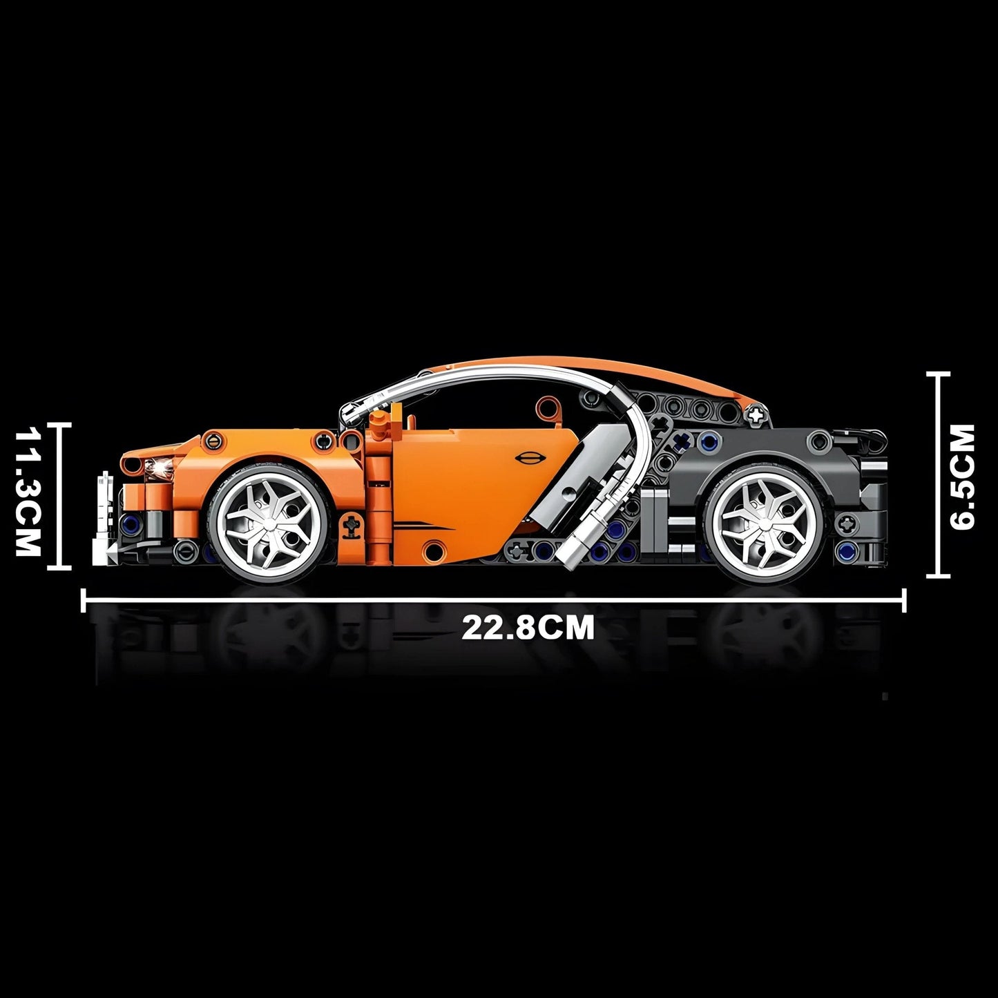 Pull - Back Racing Car – 388 PCS STEM Vehicle Toy for Kids 6+ STEM building block toy by LOLIPOL