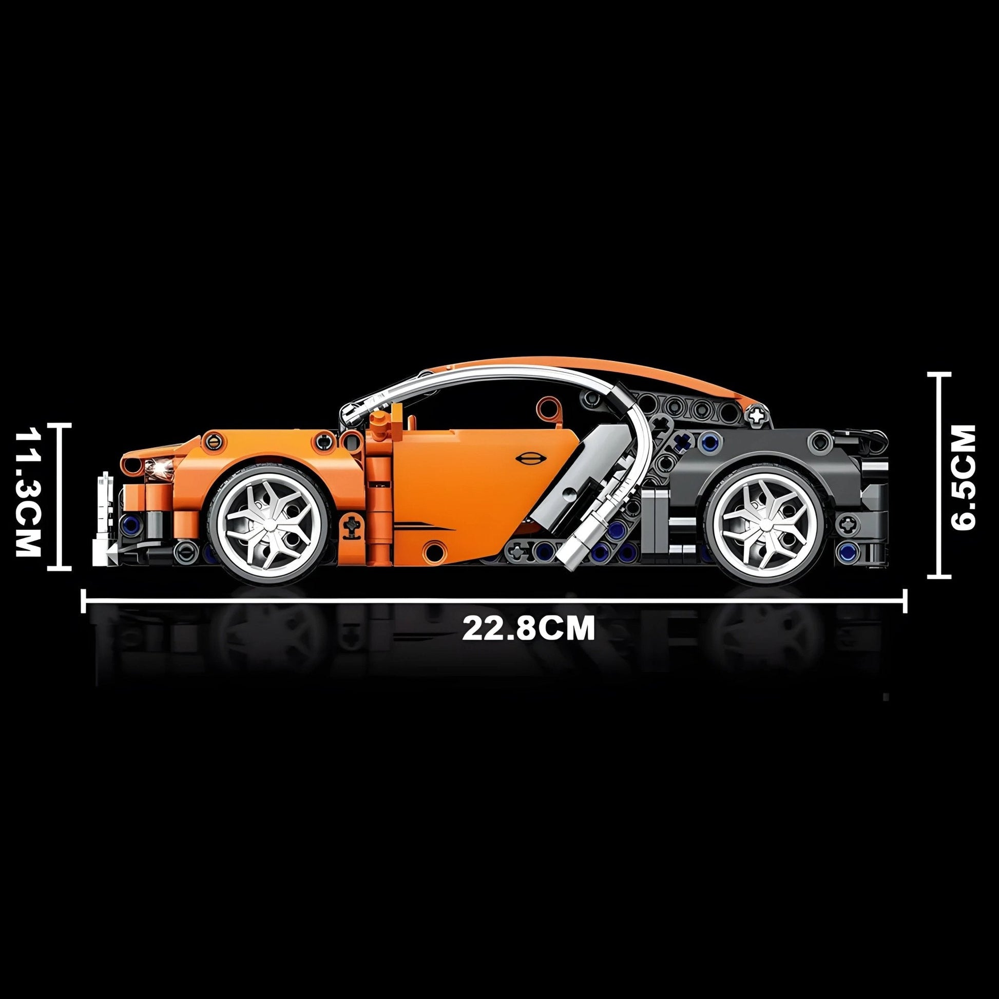 Pull - Back Racing Car – 388 PCS STEM Vehicle Toy for Kids 6+ STEM building block toy by LOLIPOL
