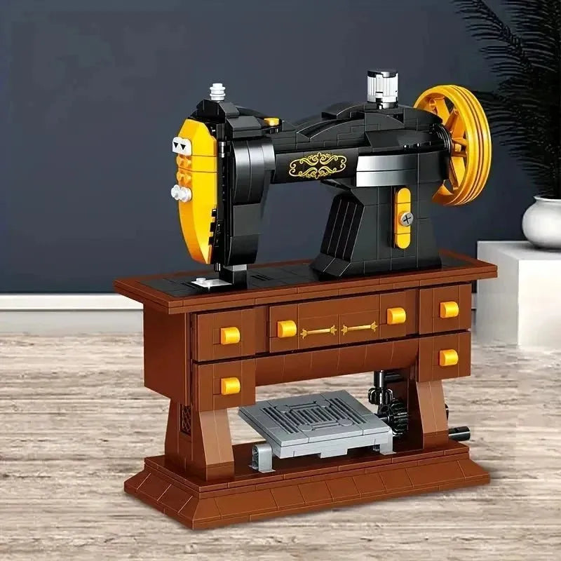 Retro Sewing Machine – 633 PCS DIY STEM Model for All Ages STEM building block toy by LOLIPOL