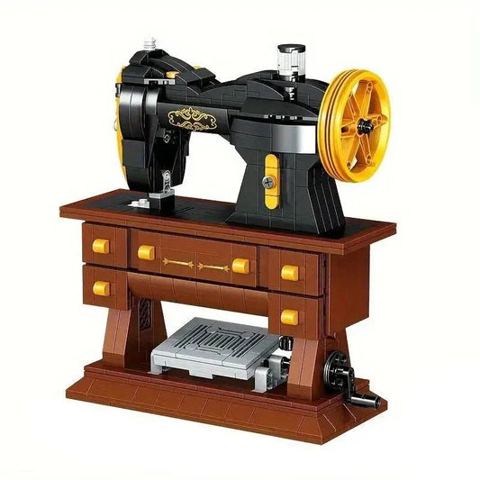 Retro Sewing Machine – 633 PCS DIY STEM Model for All Ages STEM building block toy by LOLIPOL