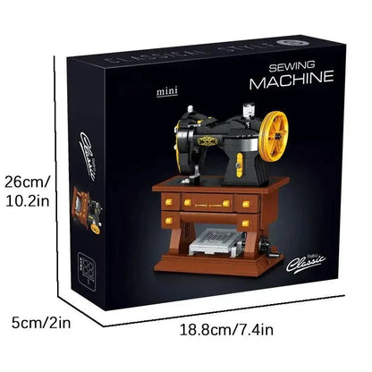 Retro Sewing Machine – 633 PCS DIY STEM Model for All Ages STEM building block toy by LOLIPOL